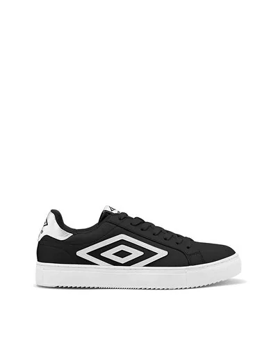Dredge Low – Low sneakers with contrasting logo - Black And White