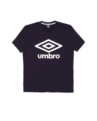 Private Sale Umbro - T-shirt con logo in cotone - Blu Navy -  2