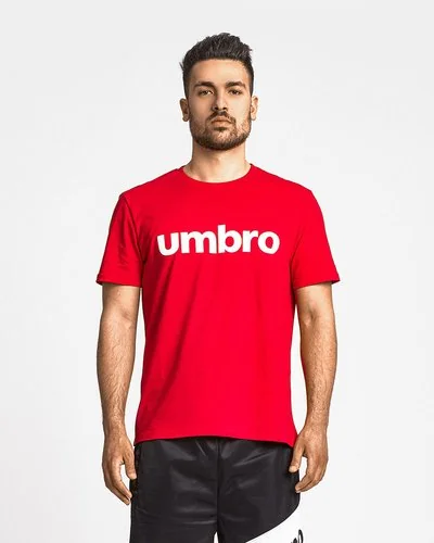 Cotton t-shirt with print - Red