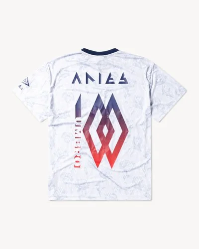 ARIES X UMBRO Umbro - Aries White Roses SS Football Jersey - Bianco -  2