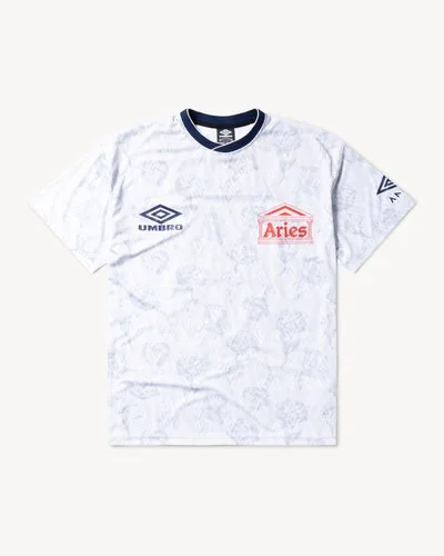 Aries White Roses SS Football Jersey