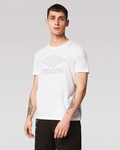 T-shirt con logo catarifrangente - Bianco