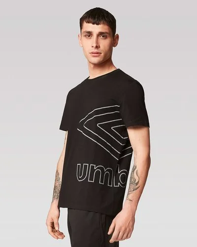 Reflective Big Logo T Shirt Umbro Italia