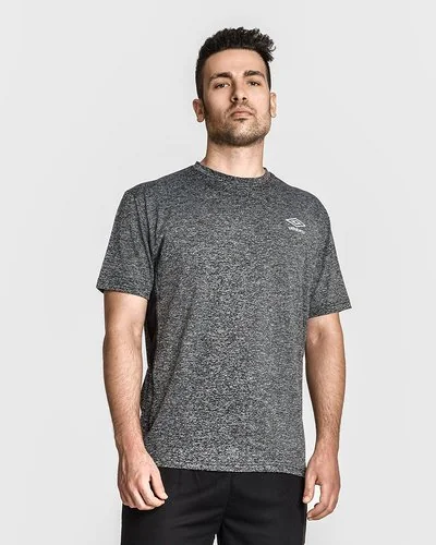 T-shirt sportiva con logo - Nero