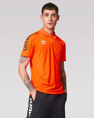 Polo con stampa lettering - Arancione