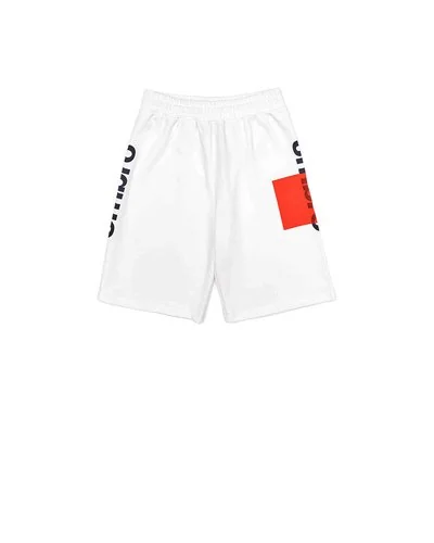 Outlet Umbro - Geometric print short - White -  2
