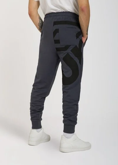 Uomo Umbro - Pantaloni in felpa garzata con stampa posteriore - Grigio -  2