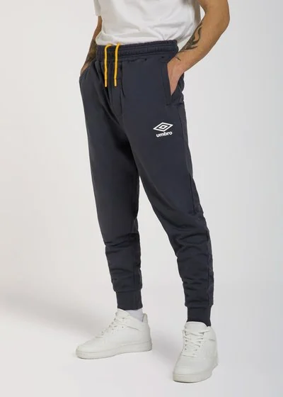 Pantaloni in felpa garzata con stampa posteriore - Grigio