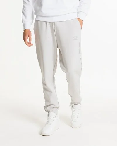 Pants with lettering print - Glacier Gray