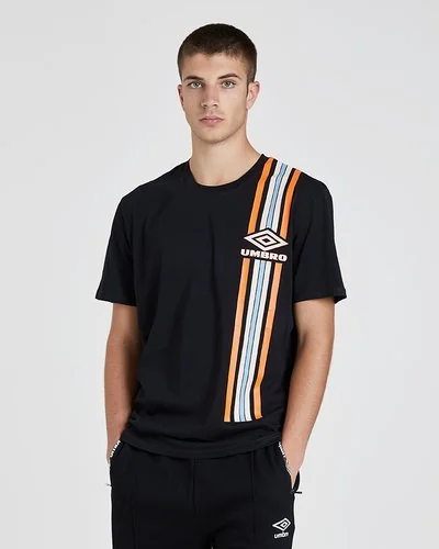 T-SHIRT WITH FRONT AND BACK PRINTS - Black