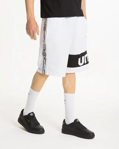 Shorts with logo band - White