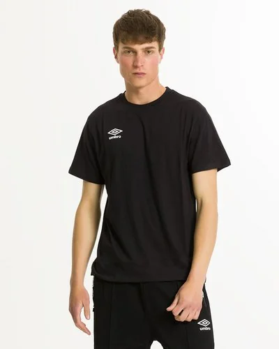 T-shirt con logo e stampa posteriore - Nero
