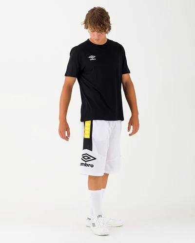 Pantaloncini sportivi con logo laterale - Bianco
