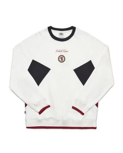 Outlet Umbro - Brushed Fleece Crewneck  Football League - Milk -  3