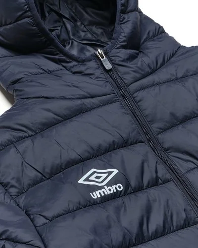 Jackets Umbro - PADDED HOODED JACKET - Navy Blue -  2