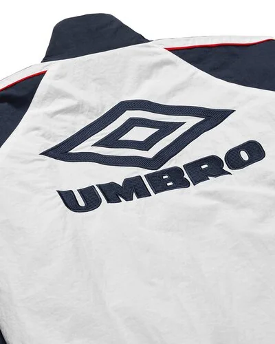 Giacche Umbro - Track jacket vintage big logo - Bianco / Blu -  4