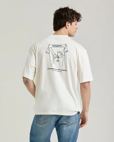 false Umbro - Oversized t-shirt with big pring - Swan - 2 false Umbro - Oversized t-shirt with big pring - Swan - 2