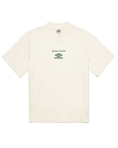 false Umbro - Oversized t-shirt with big pring - Swan -  3