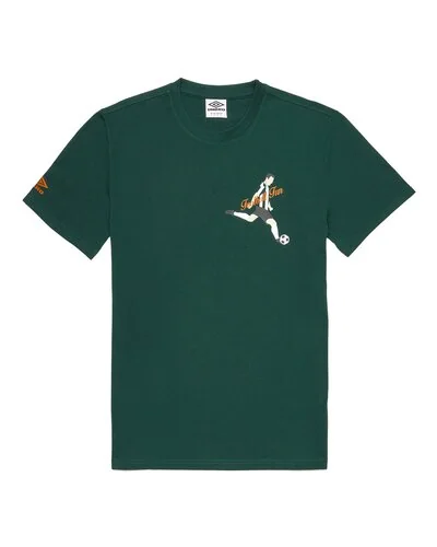 false Umbro - Football printed T-shirt - Botanical Green -  2