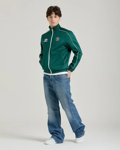 Menswear Umbro - Striped Track Jacket fullzip - Botanical Green -  4