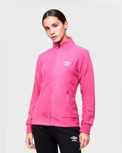 Zipped pile jacket - Pink