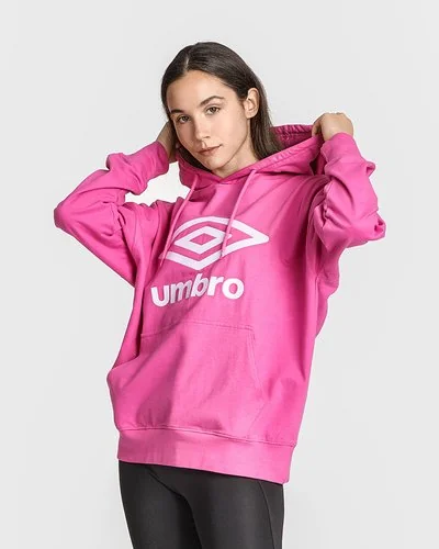 Woman cotton hoodie with logo