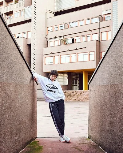 false Umbro - Woman cotton hoodie with logo - White -  4