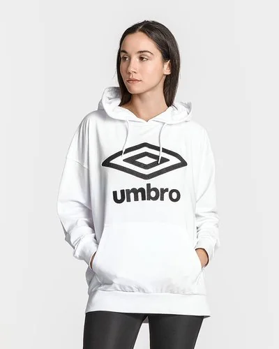 Woman cotton hoodie with logo