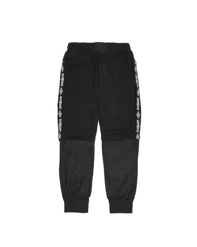 Woman pants with nylon inserts - Black