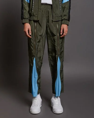Donna Umbro - Pantaloni a gamba dritta con zip da donna - Verde -  2