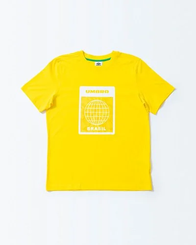 Card Graphic Tee - Brazil - Yellow