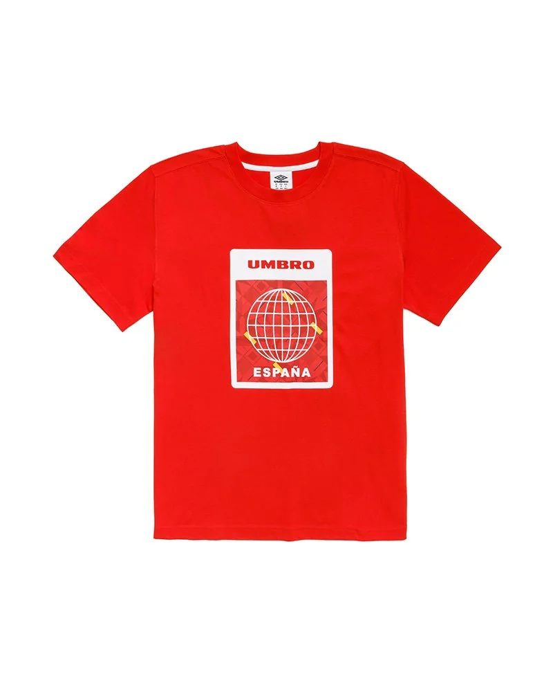 Tops Umbro - Card Graphic Tee - Espana - Red -  1