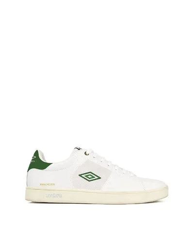 Manchester UK classic lace-up sneakers with logo - White