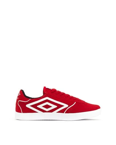 Reborn SD lace-up sueded sneakers - Red