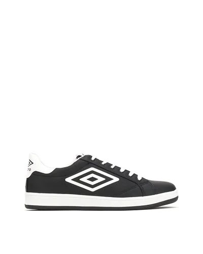 Umbro-KN - Sneaker con logo e suola sagomata - Nero / Bianco