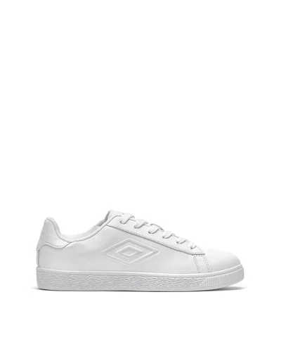 Bristol – Synthetic leather low sneakers - White