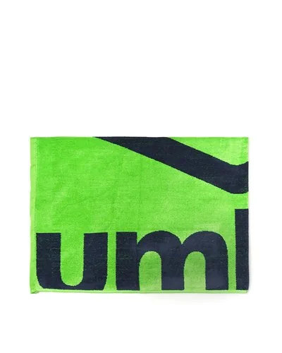 Sponge beach towel with logo - Green