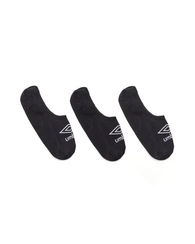 Confezione da 3 paia di fantasmini con logo - Nero