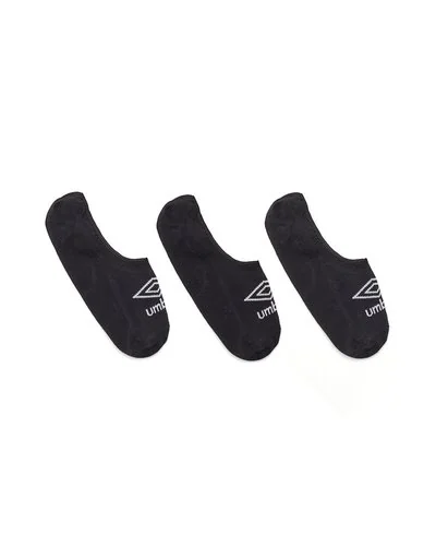 3 pack invisible socks - Black