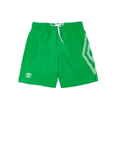Menswear Umbro - Beach short with logo print - Green -  3