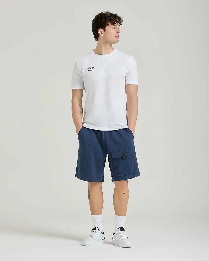 Embroidered Logo Shorts - Umbro Italia