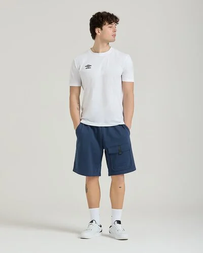Embroidered Logo Shorts - Umbro Italia