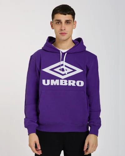 Cotton retro vibes hoodie - Purple
