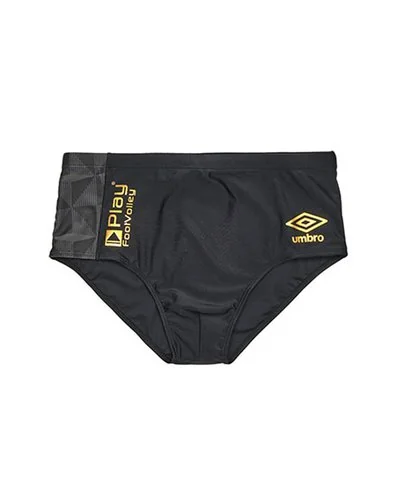 Umbro x Play Footvolley 2021-22 Training Sunga 100% lycra, with lining. - Black And Gold