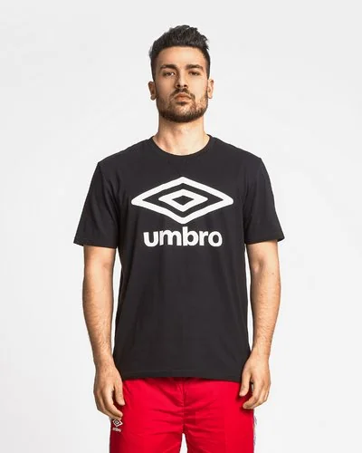 T-shirt con logo in cotone - Nero