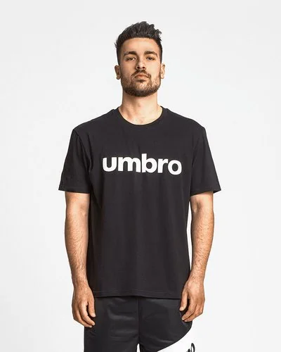 T-shirt da uomo in cotone - Nero