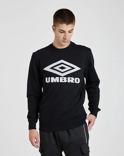 Cotton retro vibes crew neck - Black
