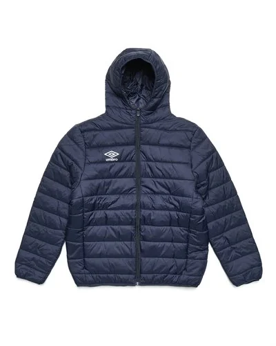 PADDED HOODED JACKET - Navy Blue