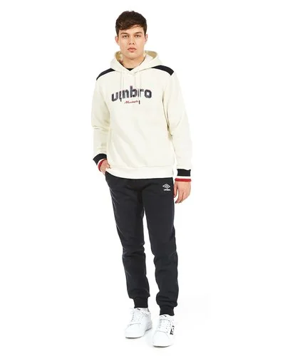 Tuta Sportiva con cappuccio - Bianco / Blu Navy