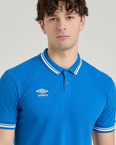 Menswear Umbro - Classic Polo - Royal Blue / White -  3